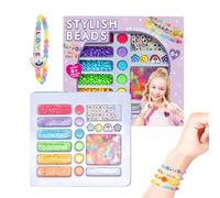 Juego de cuentas artesanales - Kit para joyas, pulsera divertida | suministros para el uso de niños Características Next Creative Toys Teens Adultos Principiantes Viajes Escuela Casa Di Co