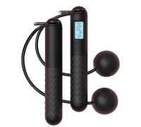 Juego de cuerda de saltar de conteo digital, dispositivo de entrenamiento de saltar inalámbrico inteligente, bola de swing con mango antideslizante | Equipo inalámbrico de seguimiento de calorías para