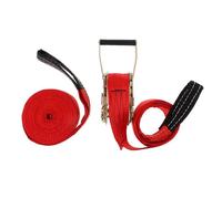 Juego de cuerda y trinquete para slackline de 10 m x 5 cm - Kit de bucle para ejercicios de equilibrio