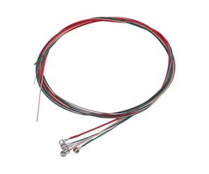 Juego de Cuerdas de Guitarra Elctrica Coloridas de 6 Piezas, Material de Alambre de Acero con Buena Tensin, Sonido Ntido para Principiantes para Piano