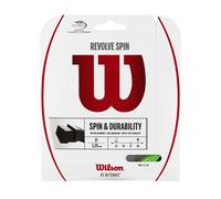 Juego de cuerdas de tenis Wilson Revolve Spin 17, color verde