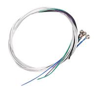 Juego de cuerdas de violín 4/4, aleación de aluminio y magnesio para estudiantes principiantes, jugadores avanzados, juego completo de cuerdas de violín 4/4(plata)