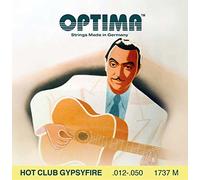 Juego de cuerdas para guitarra acústica Optima Hot Club Gypsyfire plateadas con Loop 1757M