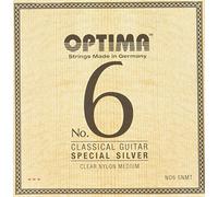 Juego de cuerdas para guitarra clásica n.º 6 Special Silver Nylon Medium NO6.SNMT