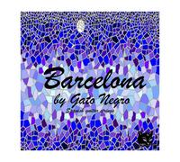 Juego de cuerdas para guitarra clásica y Española Gato Negro Barcelona. Fabricadas en nylon y multifilamento de nylon entorchado de cobre plateado de alta calidad en España desde 1868. Tensión media.