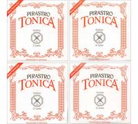Juego de cuerdas para viol n Pirastro Tonica, tama o 4/4, aluminio, con punta en E