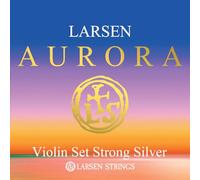Juego de cuerdas para violín Larsen Aurora 4/4 con D Silver Strong
