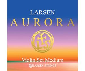 Juego de cuerdas para violín Larsen Aurora 4/4 con Re medio de aluminio