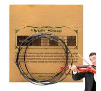 Juego de cuerdas para violín, núcleo de acero sólido, cuerdas de tono rico para instrumentos, cuerdas de repuesto hechas a mano para práctica y rendimiento