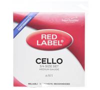 Juego de cuerdas para violonchelo Super Sensitive Red Label 6105 3/4, juego completo