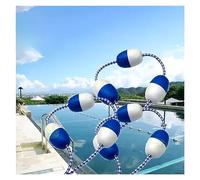 Juego de cuerdas seguras para piscina: 12 m flotante para una mejor zona de natación separada, perfecta para piscina segura en extremos poco profundos y fáciles de instalar