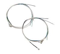 Juego de cuerdas Yootones para violín (G D A E) con extremo de bola de acero inoxidable con níquel plateado herida para 3/4 4/4 violines Accesorios