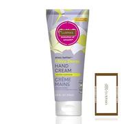 Juego de cuidado de la piel: contiene crema de manos EOS Vanilla Cashmere, hidratante para manos secas, protección duradera, 2.5 onzas con una toallita limpiadora Luxpaks