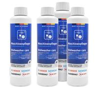 Juego de cuidado de máquinas Bosch 00311997 Limpiador 4x250ml para lavavajillas