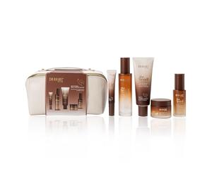 Juego de cuidado facial con Snail Mucin y colágeno - Suero facial, crema para ojos, crema facial, limpieza facial y tóner, baba de caracol - Cuidado regenerador, piel más suave, Skincare, set de