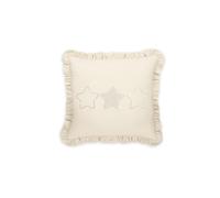 Juego de cuna 7 piezas / colección Royal - COLOR : Beige, Dibujo de cojín: Estrellas