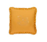 Juego de cuna 7 piezas / colección Royal - COLOR : Naranja, Dibujo de cojín: Caballito
