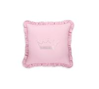Juego de cuna 7 piezas / colección Royal - COLOR : Rosa, Dibujo de cojín: Corona princesa