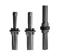 Juego de cuñas de hormigón, cuñas de división de roca para piedra, granito, mármol, basalto, kit de herramientas de fracturación manual con cinceles de acero al cromo vanadio de 16 mm, 18 mm, 23 mm