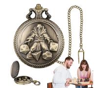 Juego de dados con carcasa para reloj de bolsillo, juego de dados de poliedro - Juego de dados de juego pequeños 7X - Dados de juego de actividades de carnaval con bordes cuadrados para juegos de rol