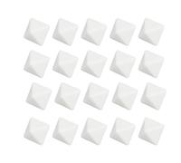 Juego de Dados de 8 Caras, Juegos de Mesa de plástico DIY en, enseñanza de matemáticas, conteo, 20 Piezas,