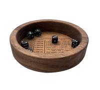 Juego De Dados De - Bandeja De Dados Clásica | Accesorio De Juegos De Mesa Para Reuniones Familiares | Soporte De Dices Resistentes Con Bordes Seguros Que Evitan El Despliegue, Compañero De Via