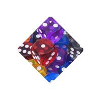 Juego de dados de juegos, 10 piezas, ambientador de coche, tarjetas colgantes de coche, hojas de ambientador con cuerda para coches y hogar