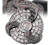 Juego de Dados DND, 7-en-1 Regalos D&D de Metal para Mazmorras y Dragones, MTG RPG, Accesorios de DDados de Ruleta para Juegos de rol de Mesa, Warhammer 40K, Regalos con Caja de Regalo