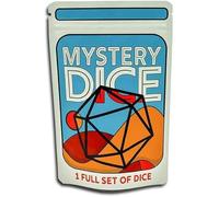 Juego de Dados Dungeon Craft Mystery 7 Dados poliédricos, Amplia Gama de Patrones, adecuados para Juegos de rol, Juegos de Mesa (Paquete Misterioso de 1)