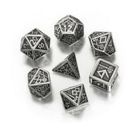 Juego De Dados Enano - 7 Piezas - De Metal