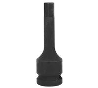 Juego de Dados Hexagonales 1/2 Pulgada, 42 Cromo Molibdeno, Adaptador de Llave - Alta Resistencia, Tratamiento Antióxido, Ideal para Uso Profesional y Hogar (Vaso para destornillador de 1/2 pulgada