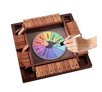 Juego De Dados - Juego De Dados De Madera Matemáticas,Juguete De Numérico 4 Caras para Todas Las Edades Viajes Reuniones En Casa Fiestas - para Adultos Niños Hogar Reuniones Familiares Viajes