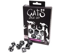 Juego de Dados Modernos de Gatos Waffle