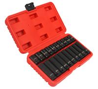 Juego De Dados Para Llave De Impacto 1/2" 20 Piezas 10-19mm CrV