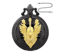 Juego de dados para reloj de bolsillo - grabada en vintage con siete guardianes de dados, mejora el flujo del juego de rol, inspira historias grupales, excelentes juegos de mesa en familia