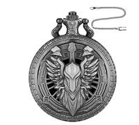 Juego de dados para reloj de bolsillo - grabada en vintage con siete guardianes de dados, mejora el flujo del juego de rol, inspira historias grupales, excelentes juegos de mesa en familia