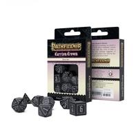Juego De Dados Pathfinder Roleplaying Carrion Crown Paizo Q-Workshop Negro NUEVO