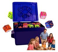 Juego De Dados Rápido Dumpster Para 2-8 Jugadores - Divertido Juego Familiar Y De Fiesta Con 80 Dados Coloridos + Pack De Pegatinas Graffiti - Juego De Viaje Para Adultos Y Niños, Imprescindible Para