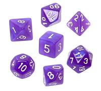 Juego de Dados REBEL RPG - Piedras Lunares - Amatista