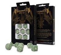Juego De Dados RPG Dracopolis Andean Longneck Dragon De 7 Piezas De Q-Workshop