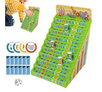 Juego De Damas Educativo | Juego de Damas con Animales para Preescolares,Juguetes Educativos Interactivos para Fiestas de Jardín de Infancia, Niños y Niñas, Interacción Padre-Hijo y