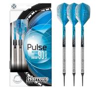 Harrows Juego de Dardos de Punta Blanda Predator 90% tungsteno, 18 g y 20 g, Incluye Agarre de Ultra tracción, Ejes Supergrip Fusion, Plumas Prime y Estuche de Viaje 18g