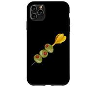 Juego de Dardos y Aceitunas Martini pintadas a Mano Retro Carcasa para iPhone 11 Pro MAX