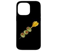 Juego de Dardos y Aceitunas Martini pintadas a Mano Retro Carcasa para iPhone 14 Pro MAX
