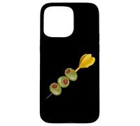 Juego de Dardos y Aceitunas Martini pintadas a Mano Retro Carcasa para iPhone 15 Pro MAX