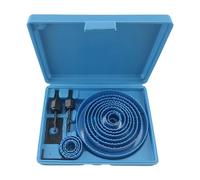 ＡＷＨＡＯ Juego de de 19-127mm, herramientas de carpintería, hoja de, perforadora para paneles de yeso, madera fina, Azul