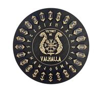 Juego de de : 25 discos de madera para manualidades, símbolos místicos grabados, suministros espirituales decorativos, herramientas rituales hechas a mano | Accesorio significativo de