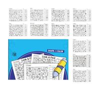 Juego De De Aprendizaje Temprano: Ejercicios Interactivos, Páginas Para Colorear De Arte Creativo, Desarrollo De Resolución De Problemas, Esenciales Para El Viaje En Vac