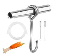 Juego de de Arce de Acero Inoxidable, Punta de 8,1 cm, Tubo de 91,4 cm, Duradero, Ahorro de energía, Grifo para Jugo de árbol con Recogida de eficiente, Accesorios de sirope de Arce, Kit