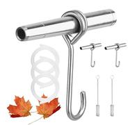 Juego de de Arce de Acero Inoxidable, Punta de 8,1 cm, Tubo de 91,4 cm, Duradero, Ahorro de energía, Grifo para Jugo de árbol con Recogida de eficiente, Accesorios de sirope de Arce, Kit